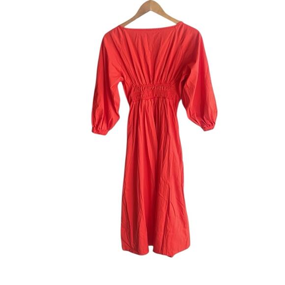 ALEXIS Shae Smocked-waist Dress Poppy - Picture 3 of 13